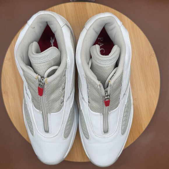 Reebok Classics Answer IV x Packer Shoes White Silver Allen Iverson Size 9 - Picture 6 of 10